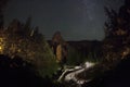 BICAZ GORGE curvy road at night